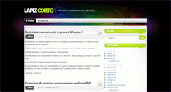 Desktop Screenshot of lapizcorto.com
